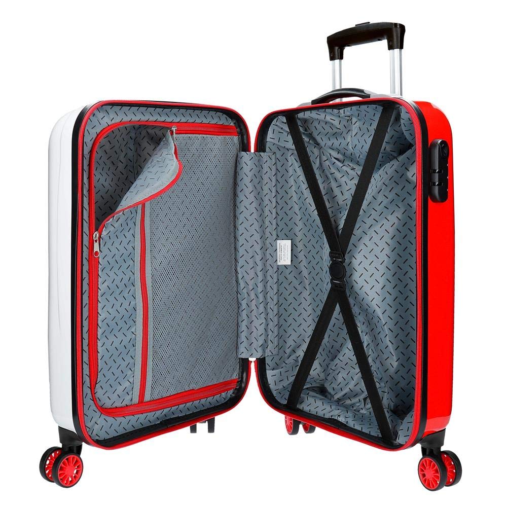 Disney Minnie Diva Maleta de cabina Multicolor 38x55x20 cms Rígida ABS Cierre de combinación lateral 34L 2 kgs 4 Ruedas dobles Equipaje de Mano