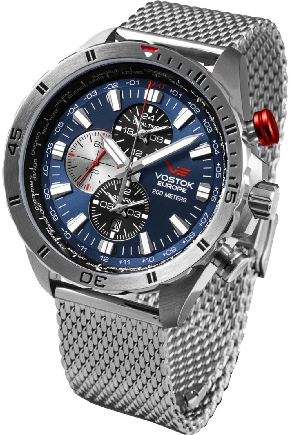 Vostok Europe Reloj Analógico para Hombres de Cuarzo con Correa en Cuero YM26-320A652