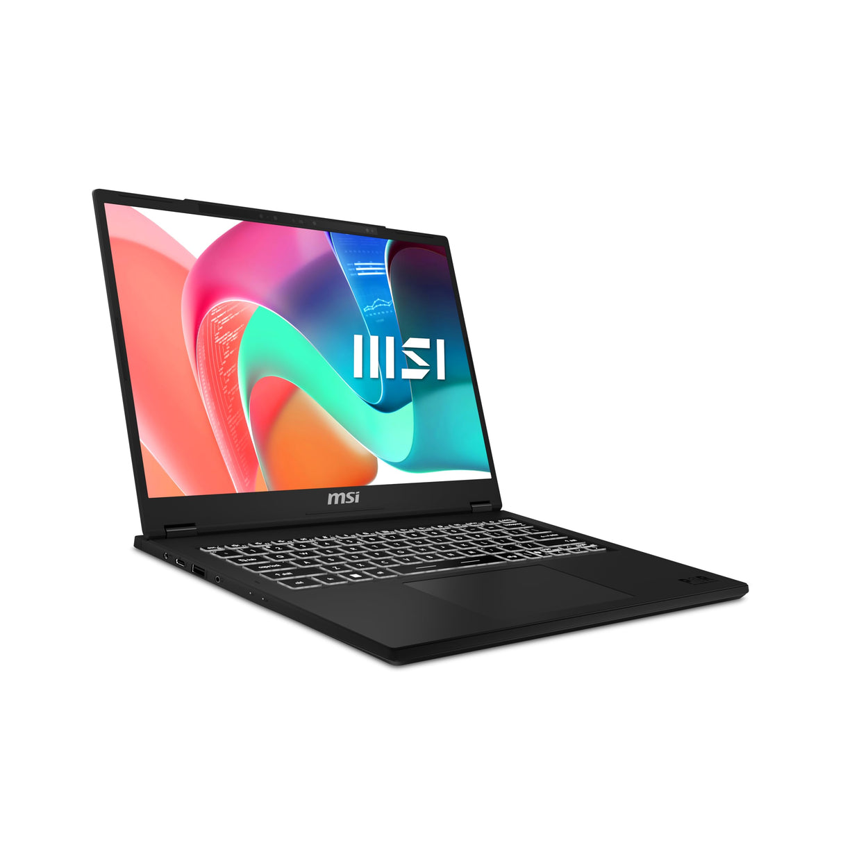 MSI Modern 14 C7M-423XES Ordenador Portátil 14" FHD, Ryzen 7 7730U, AMD Radeon Graphics, 16GB RAM, 1TB SSD, Sin Sistema operativo, Classic Black, Teclado QWERTY Español