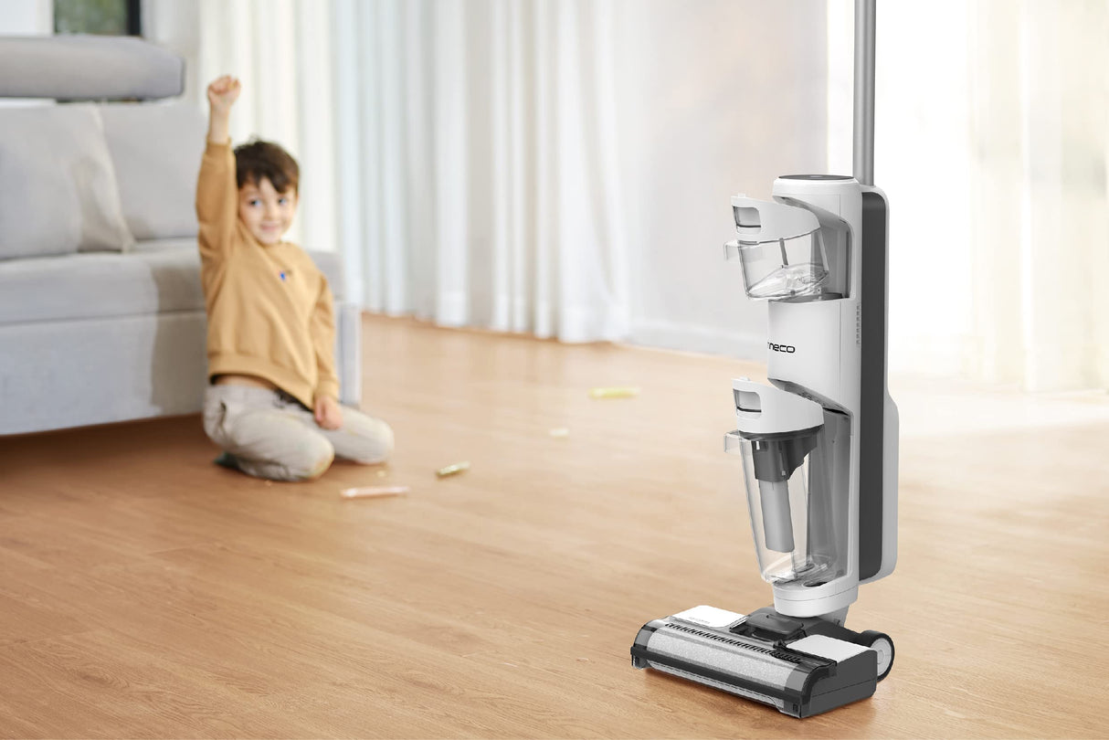 Tineco iFloor Breeze Essentials Aspirador en seco y húmedo, plástico, Gris/Blanco