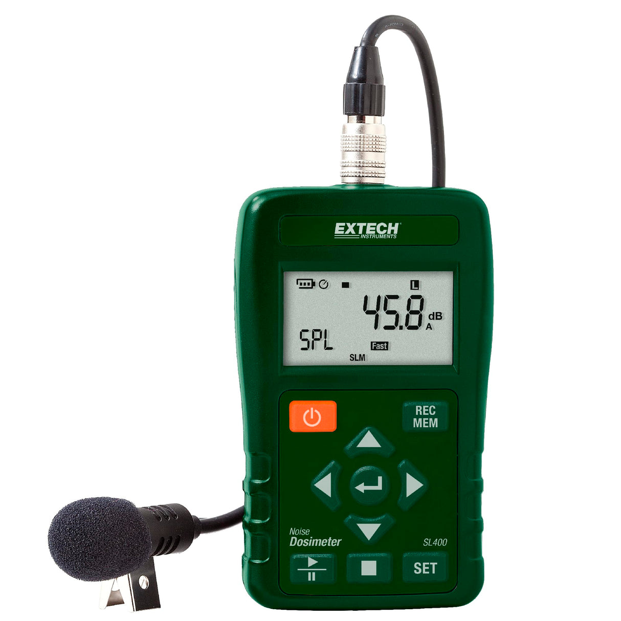 Extech SL400 Dosímetro de ruido personal con interfaz USB