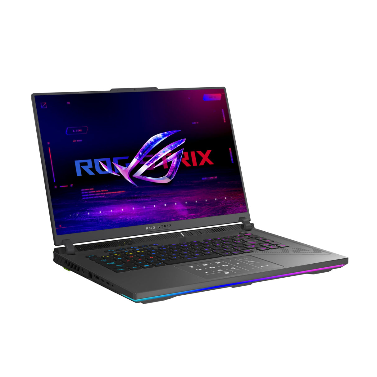 ASUS ROG Strix G16 G614JIR-N4004 - Ordenador Portátil Gaming de 16" Quad HD+ 240Hz (Core i9-14900HX, 32GB RAM, 1TB SSD, RTX 4070 8GB, Sin OS) Verde Voltio - Teclado QWERTY español