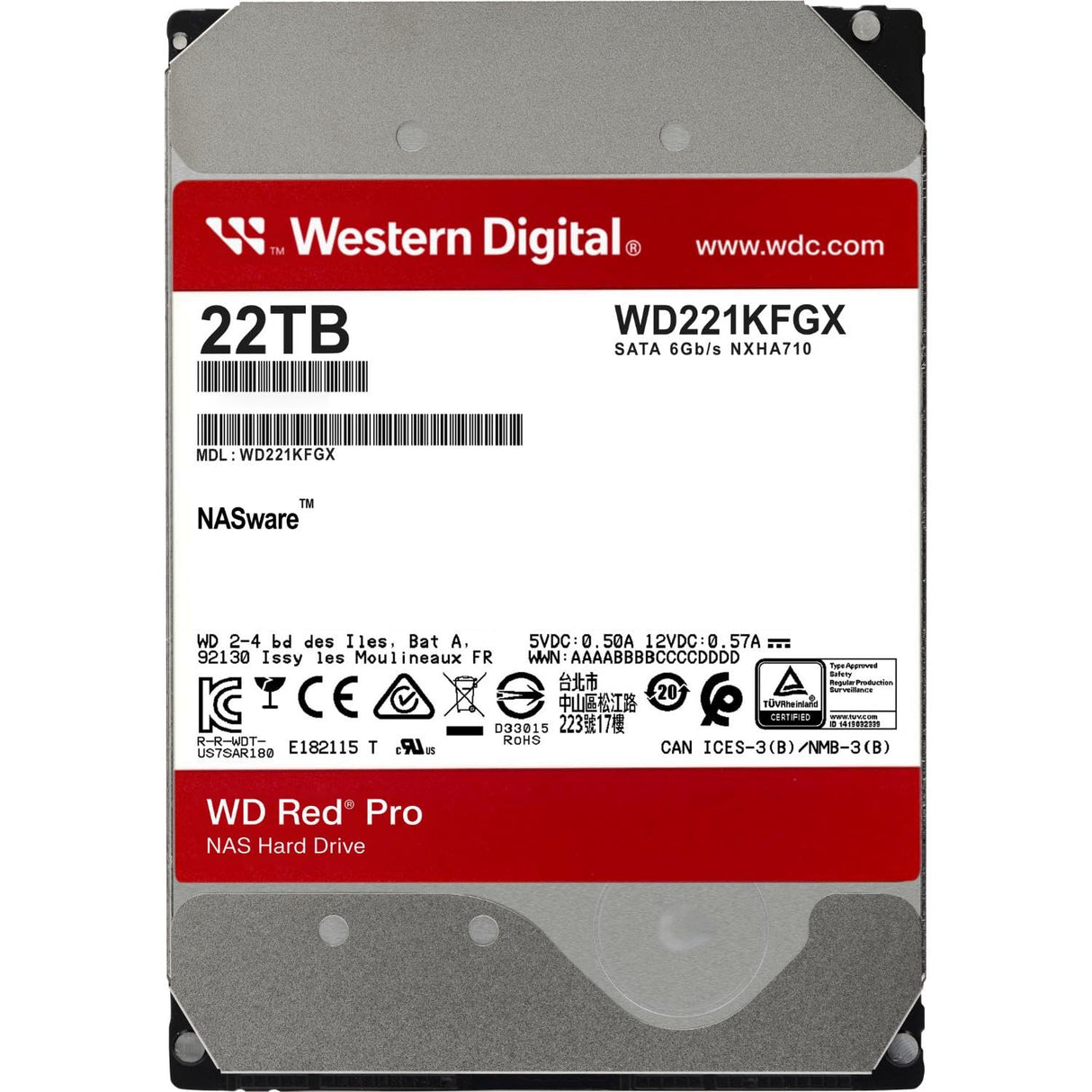 WD Red™ Pro, 22TB
