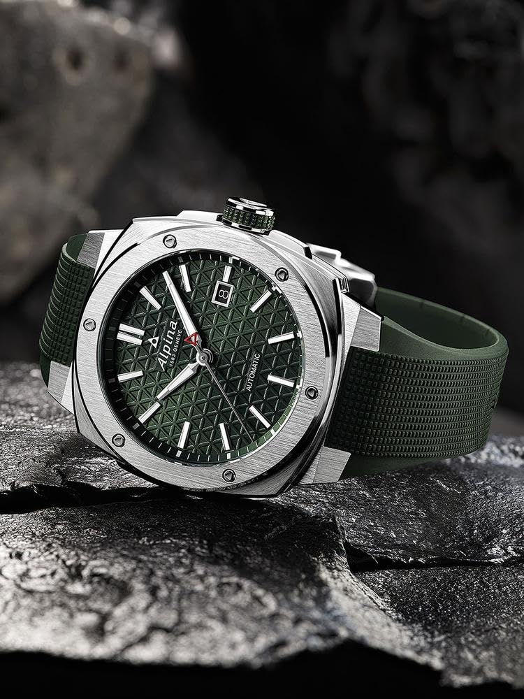 Alpina Reloj Analógico para Hombre de Cuarzo con Correa en Acero Inoxidable mid-39682