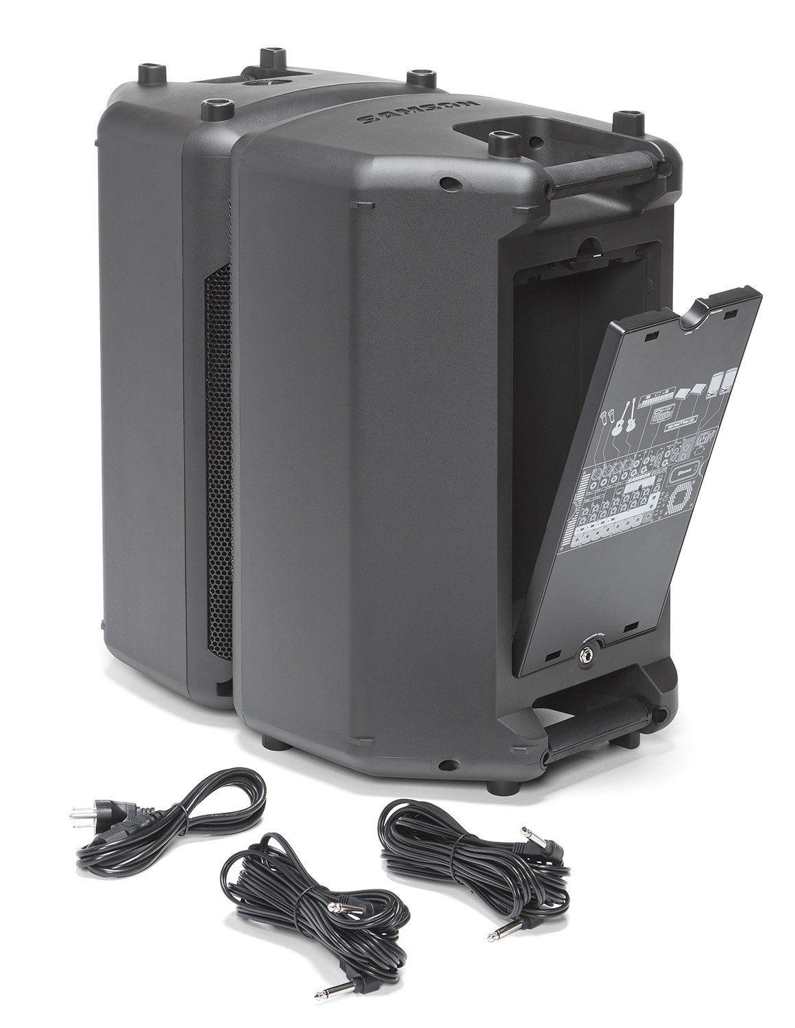 Samson saxp1000b Full Sonido Expedition Reproductor PA Sistema, 1000 W (2 x 500)