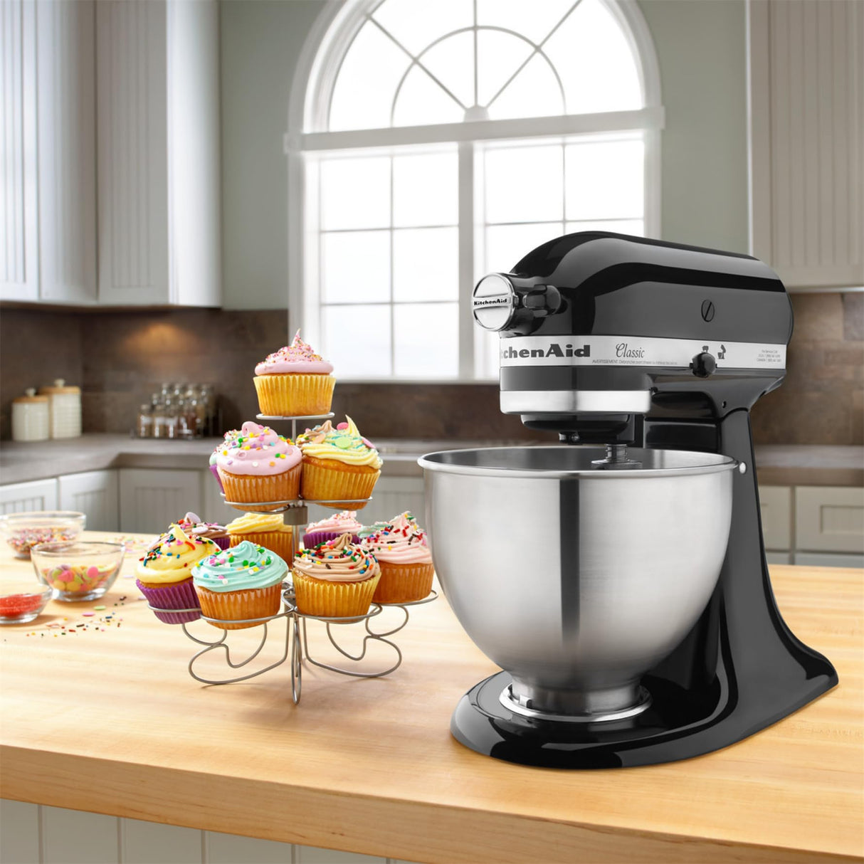 KitchenAid 5K45SSEOB ROBOT DE COCINA DE 4,3 L CLASSIC Negro onix