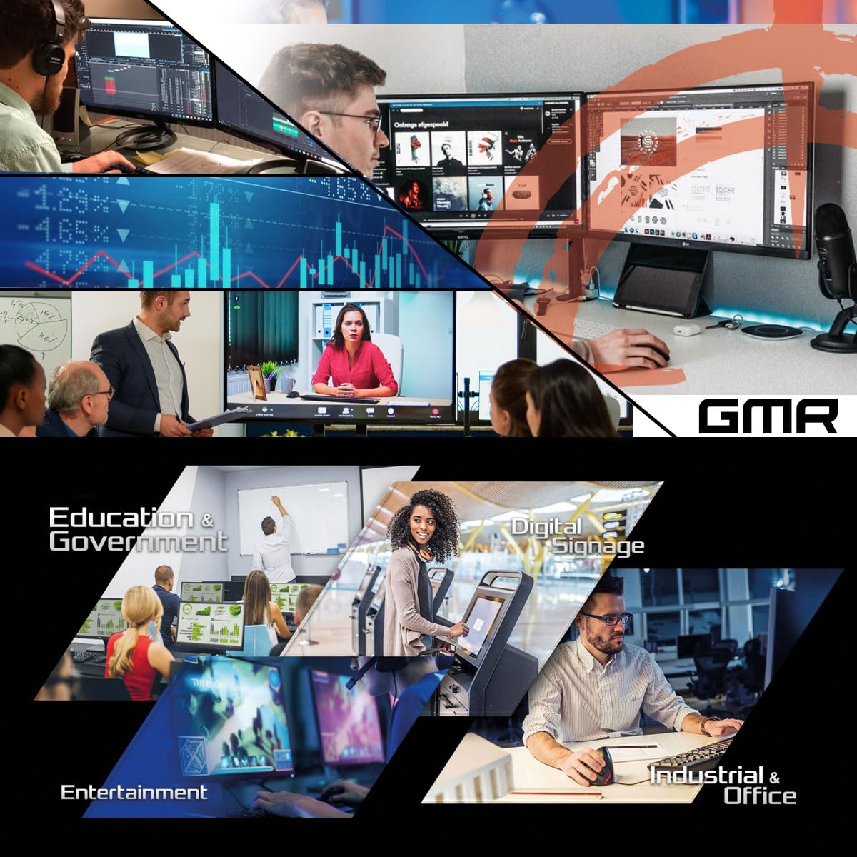 GMR Ultra i5 Office PC - Ordenador de Oficina para Empresas | 3 Años de Garantía | 16 GB de RAM | SSD M.2 de 512 GB | USB 3 | Windows 11 Pro | WiFi-Bluetooth