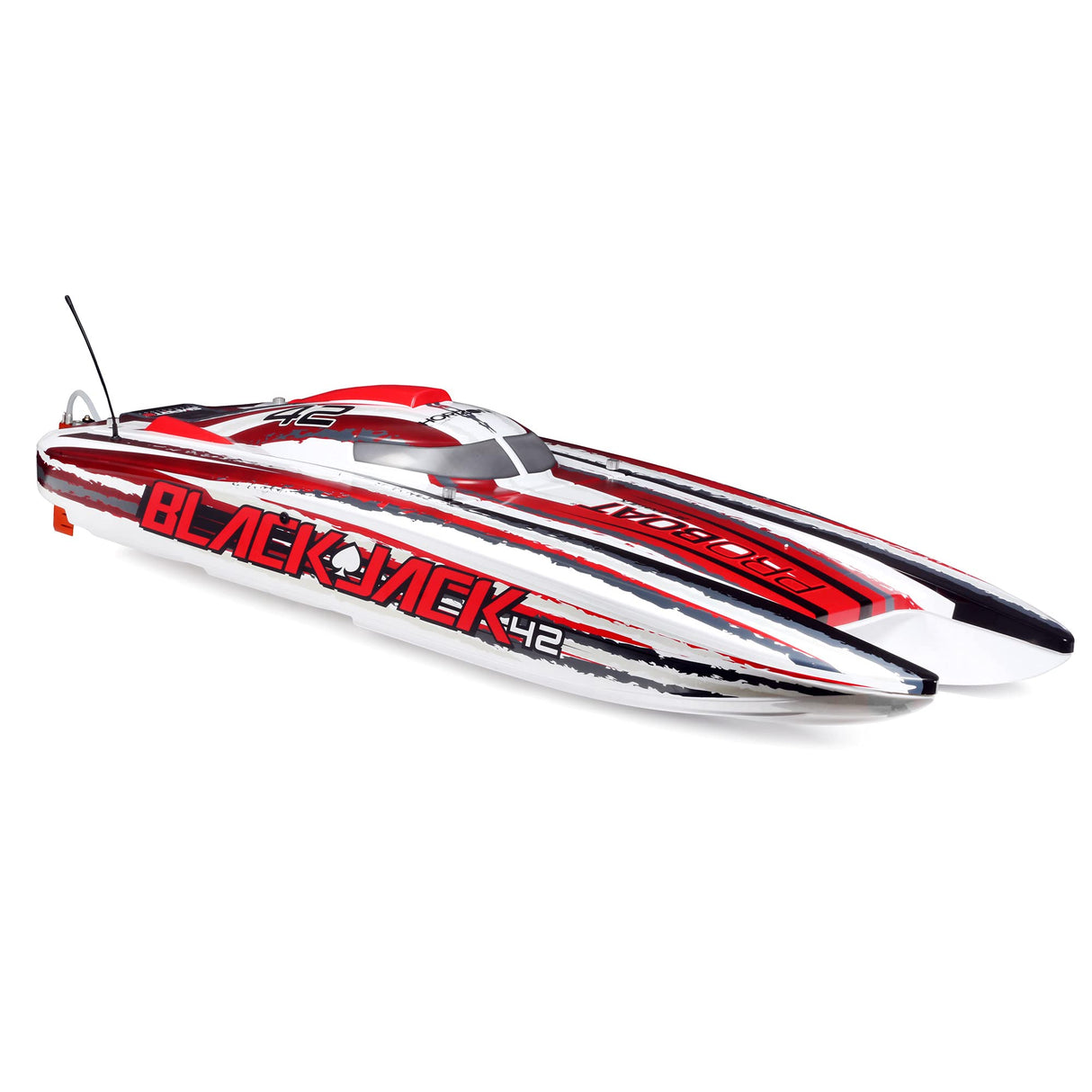 Proboat Blackjack 42-Inch Brushless 8S Cat,Wht/Red:RTR, Multi