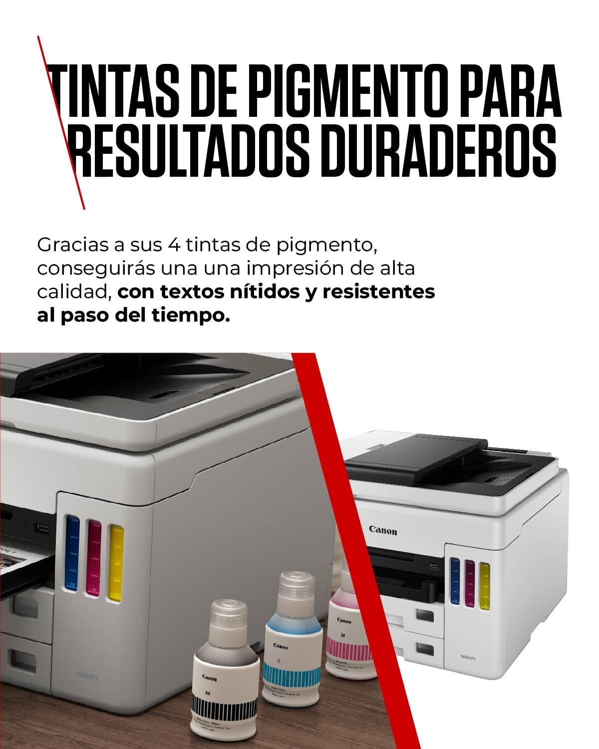 Canon MAXIFY GX7050 – Impresora Multifunción MegaTank a Color, Copiadora, Escáner, Fax A4 | Casa y Oficina | Wi-Fi, Ethernet, USB | Inyección de Tinta