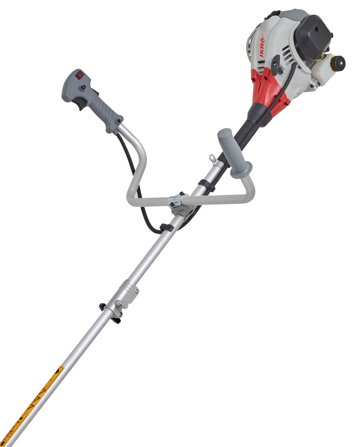 IKRA desbrozadora a Gasolina IBF 25-1 Incl. Bobina, Disco de 4 Puntas, Disco de 8 Puntas, Gafas de Seguridad y arnés