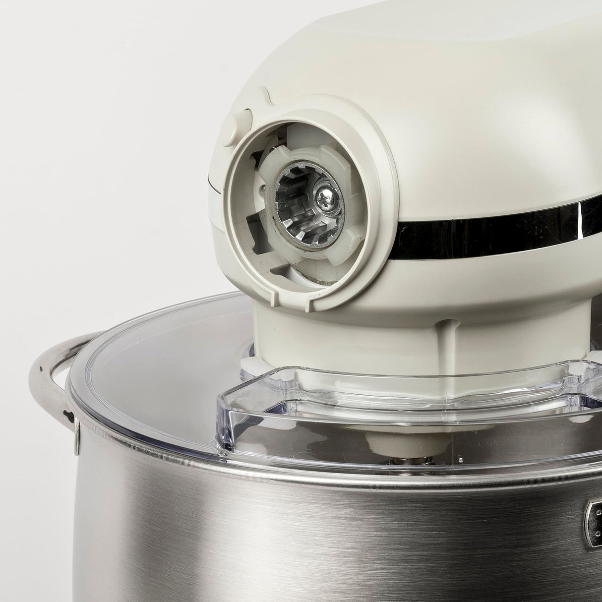 Girmi IM50 Amasadora planetaria, 2200 W Max, 8 litros, 6 velocidades, Pulse, recipiente inoxidable con asa, dispositivo de seguridad, accesorios incluidos, crema