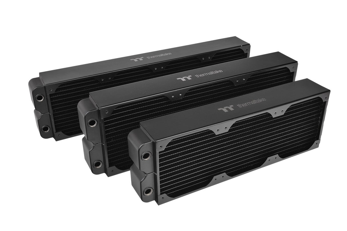 Thermaltake Pacific CL360 - Radiador de cobre de alto rendimiento 360 mm, color negro