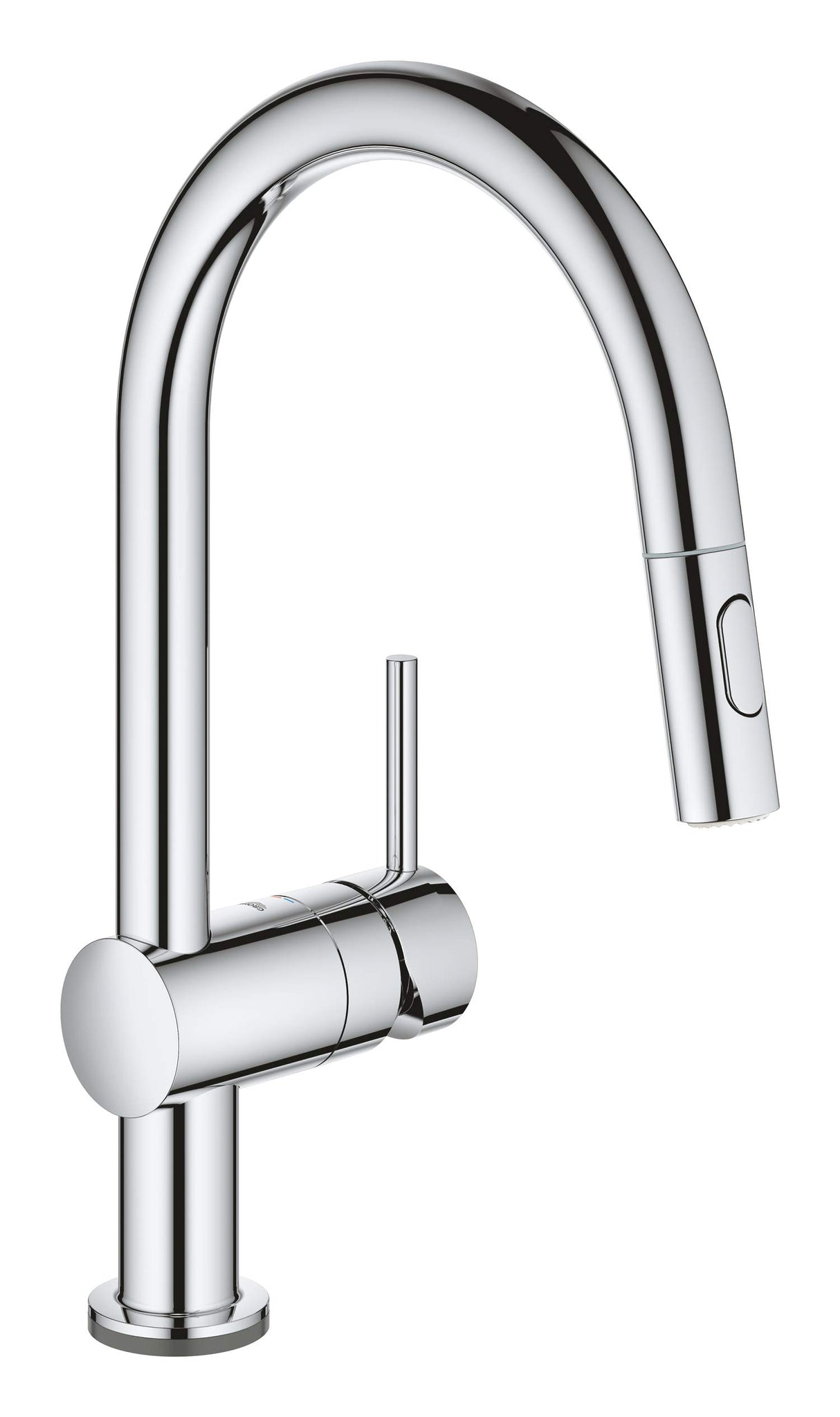 GROHE Minta Touch Quickfix - Grifo de fregadero electrónico, caño en C, cromo, ref. 31358002