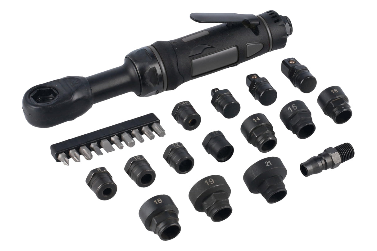 Laser 9016 Go Thru Air Ratchet Socket & bit Set