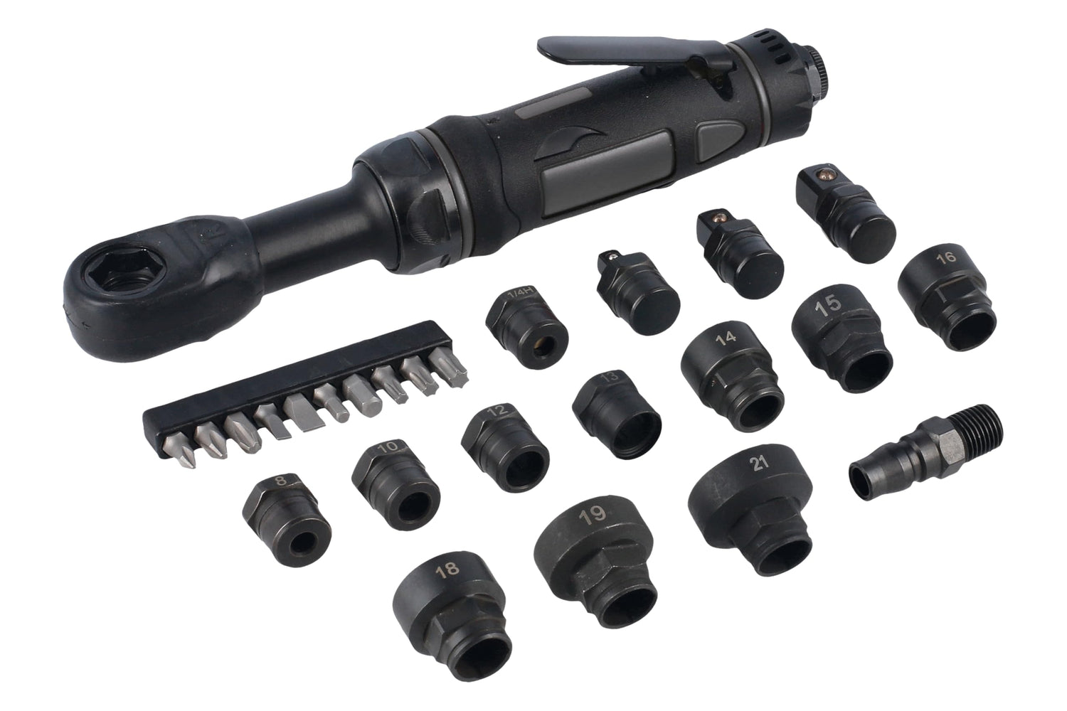 Laser 9016 Go Thru Air Ratchet Socket & bit Set