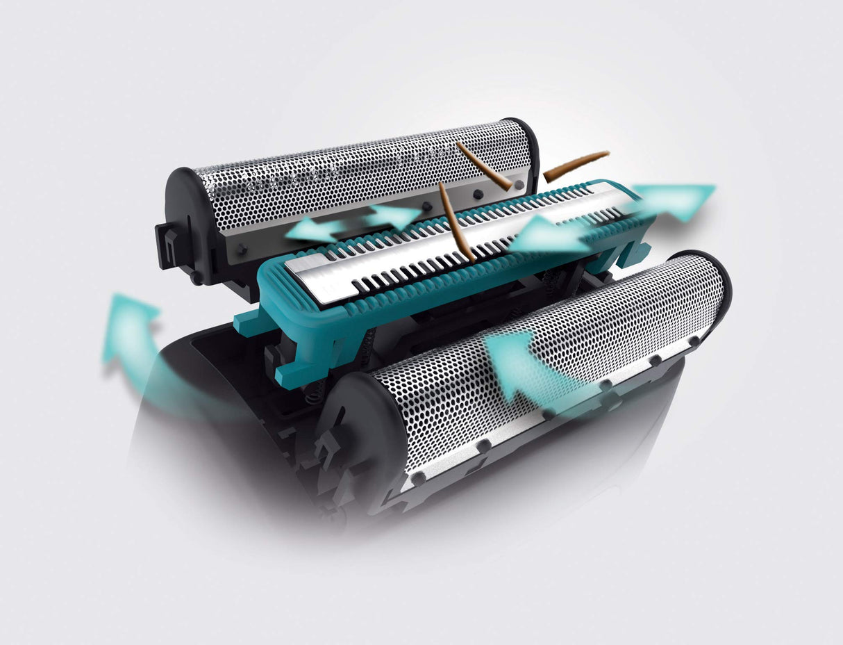 Remington Afeitadora de Láminas F6 Style Aqua - Máquina de Afeitar Inalámbrica, Láminas Flexibles Dobles Independientes, Cabezal Pivotante, Cortapatillas, 60 min Autonomía, Resistente al Agua - F6000