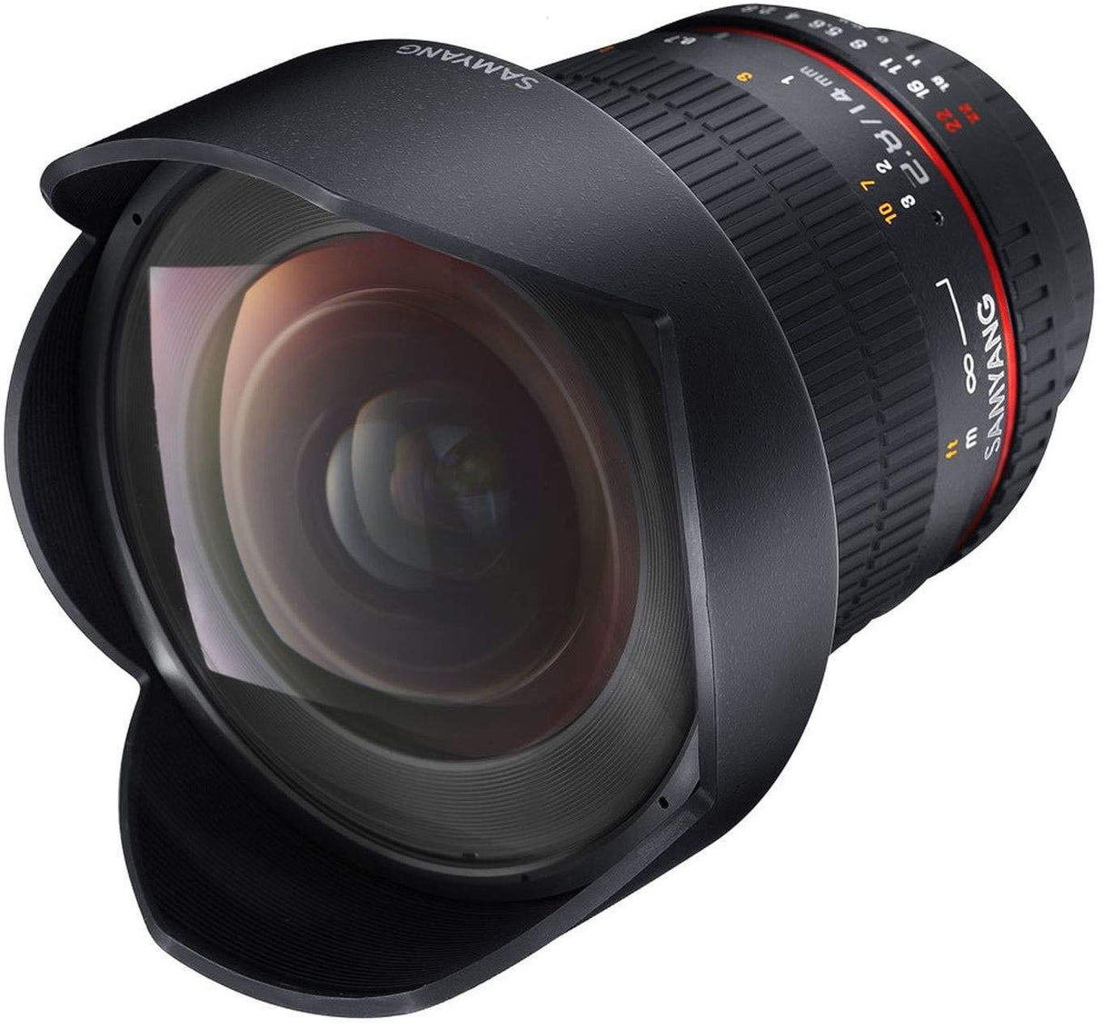 Samyang F1110610101 - Objetivo fotográfico DSLR para Fuji X (distancia focal fija 14mm, apertura f/2.8-22 ED AS IF UMC), negro