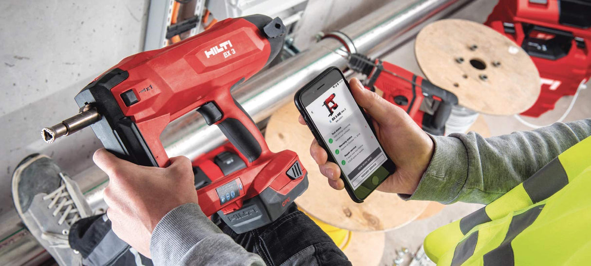 Hilti 2184454 Clavadora a batería para aplicaciones eléctricas y mecánicas, 22 V, Negro Rojo, 473 x 134 x 280 mm