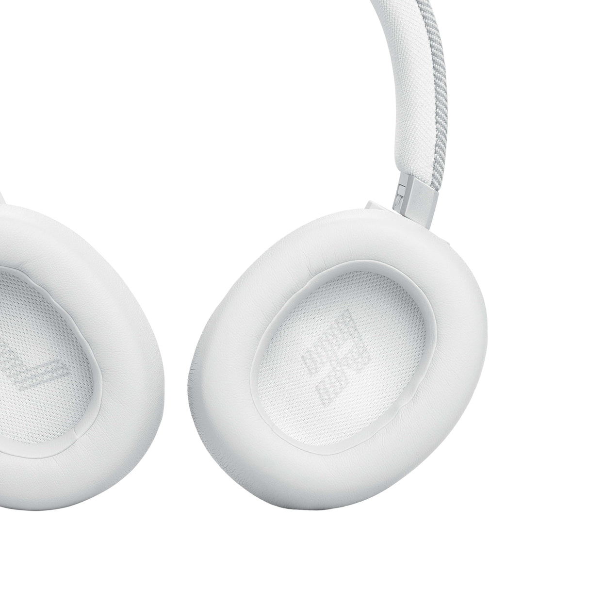 JBL Auriculares inalámbricos circumaurales Live 770 NC, con tecnología Bluetooth y cancelación adaptativa de ruido, hasta 65 horas de reproducción, blanco