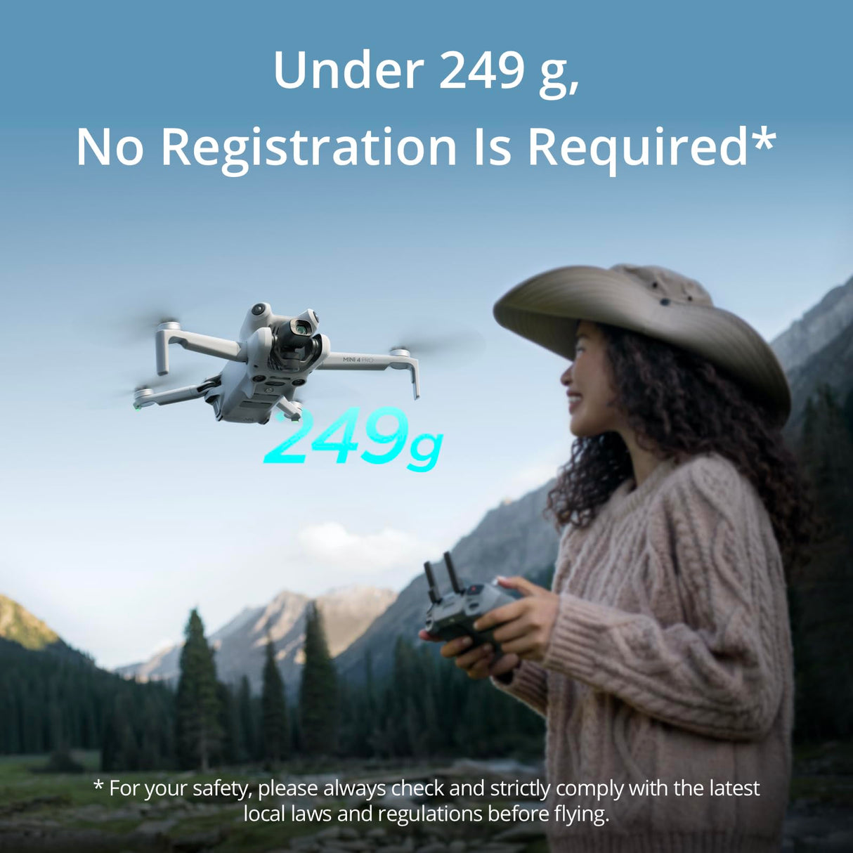 DJI Pack Mini 4 Pro Vuela Más con DJI RC 2 (control remoto pantalla), drones camara 4k, menos de 249 g, 34 min tiempo vuelo, 2 baterías adicionales, C0