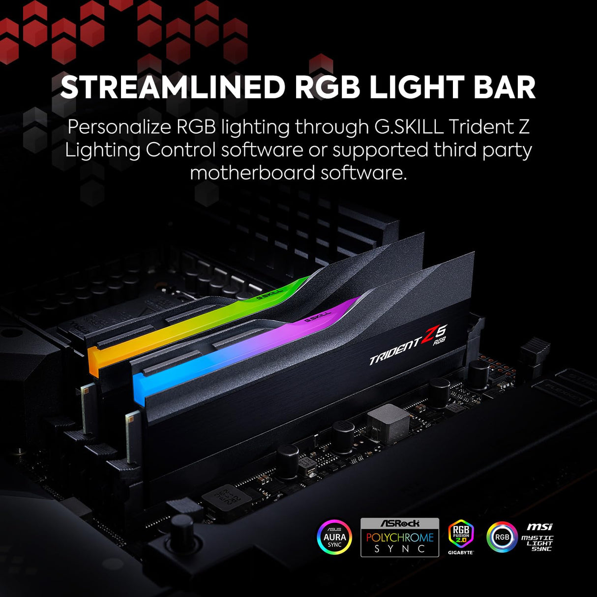 Memoria G.SKILL Trident Z5 RGB DDR5 64GB 2X32GB 6000