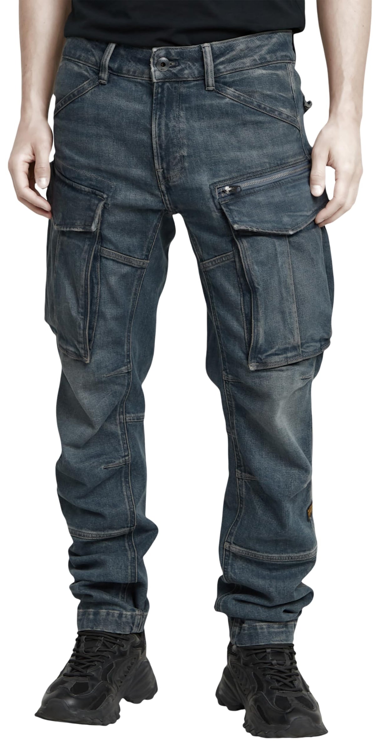 G-STAR Rovic Zip 3D Regular Tapered Denim Jeans, Jeans para Hombre, Azul (Worn In Glace D23077-d775-h139), 32W / 32L