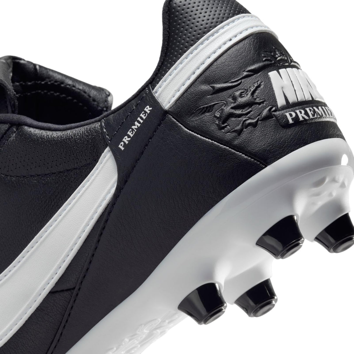 NIKE The Premier III FG, Sneaker Hombre, Black White, 37.5 EU
