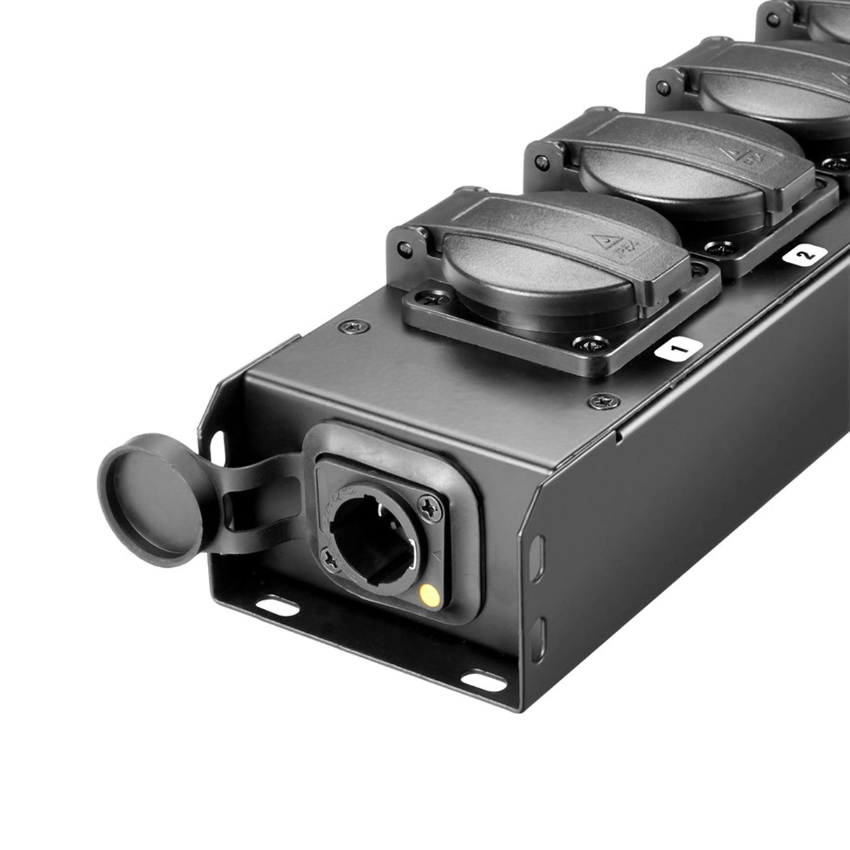 Adam Hall Accessories PRO PORT 6 T - BASE DE ENCHUFES CON 6 TOMAS IP54 + ENTRADA/SALIDA POWER TWIST TR1