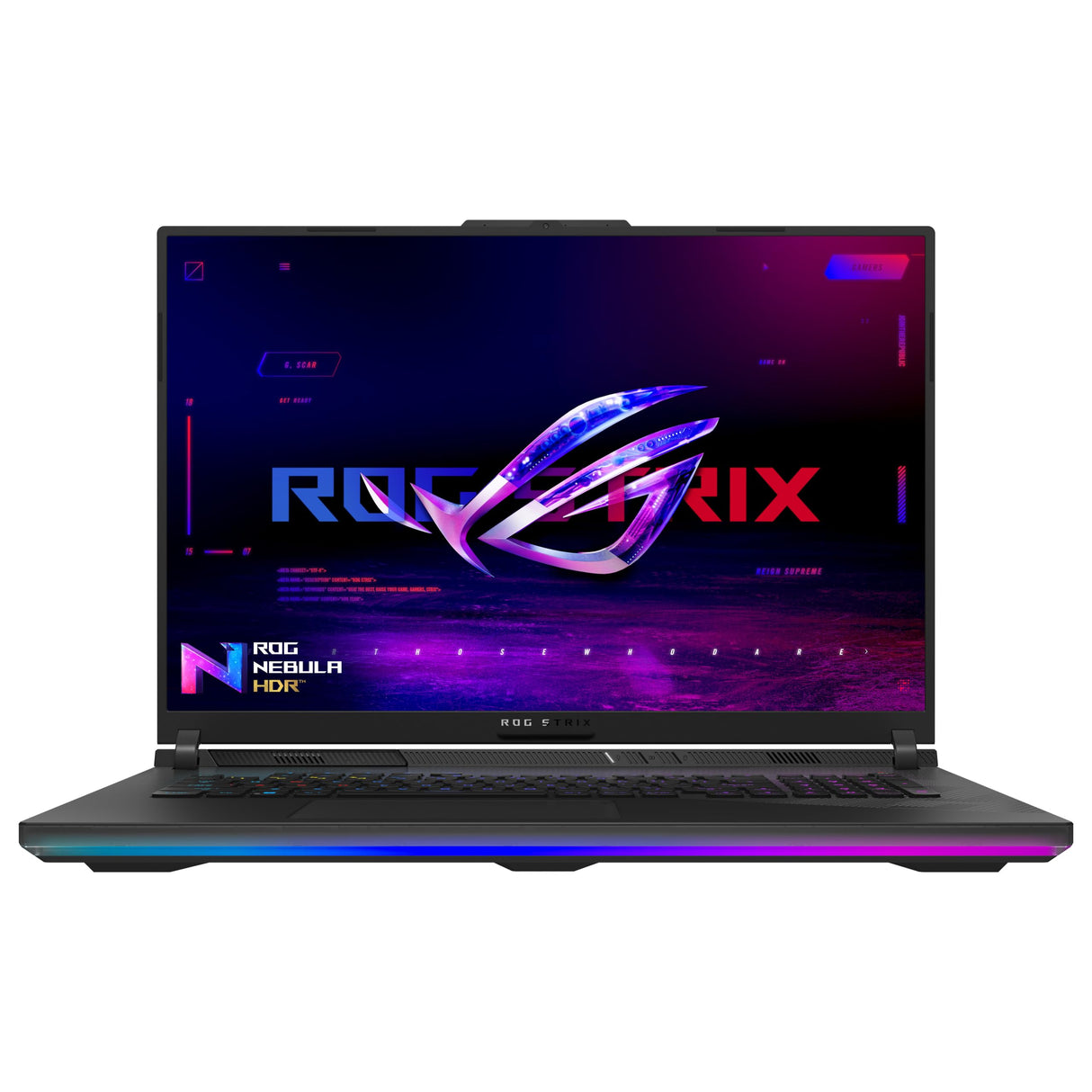 ASUS ROG Strix Scar 18 G834JZR-N6002W Windows 11 Home - Ordenador Portátil Gaming de 18" Quad HD+ 240Hz (Intel Core i9-14900HX, 32GB RAM, 1TB SSD, NVIDIA RTX 4080 12GB) Negro - Teclado QWERTY español