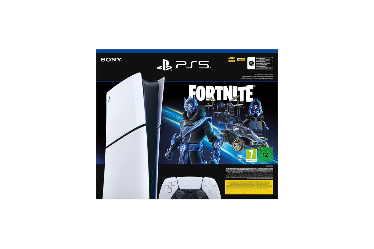 Consola PlayStation®5 Digital: pack Fortnite® Cobalt Star.