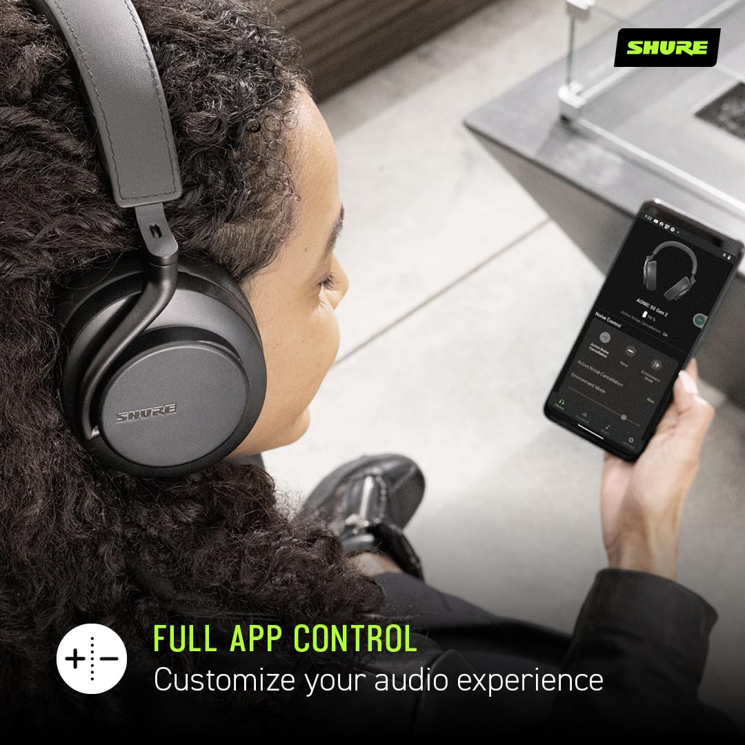Shure AONIC 50 Gen 2 Auriculares inalámbricos con cancelación de Ruido
