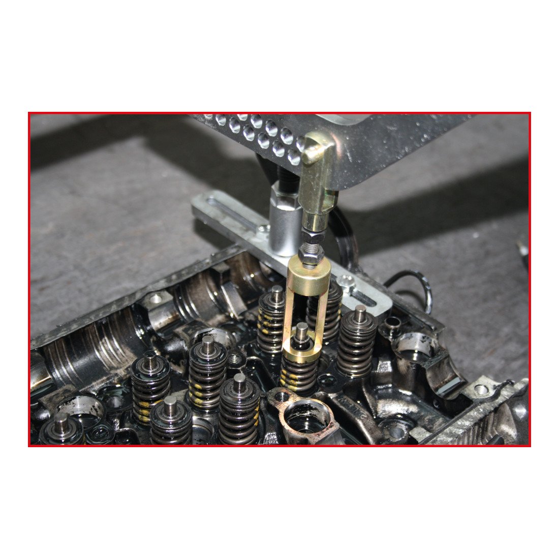 KS Tools 160.0270 Juego de puentes de montaje de válvulas, 15 pzs