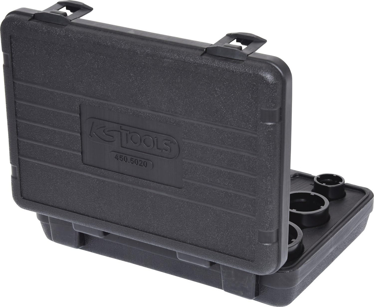 KS Tools 450.5020 Juego de vasos para tuercas ranuradas, pivote interior 9 pzs