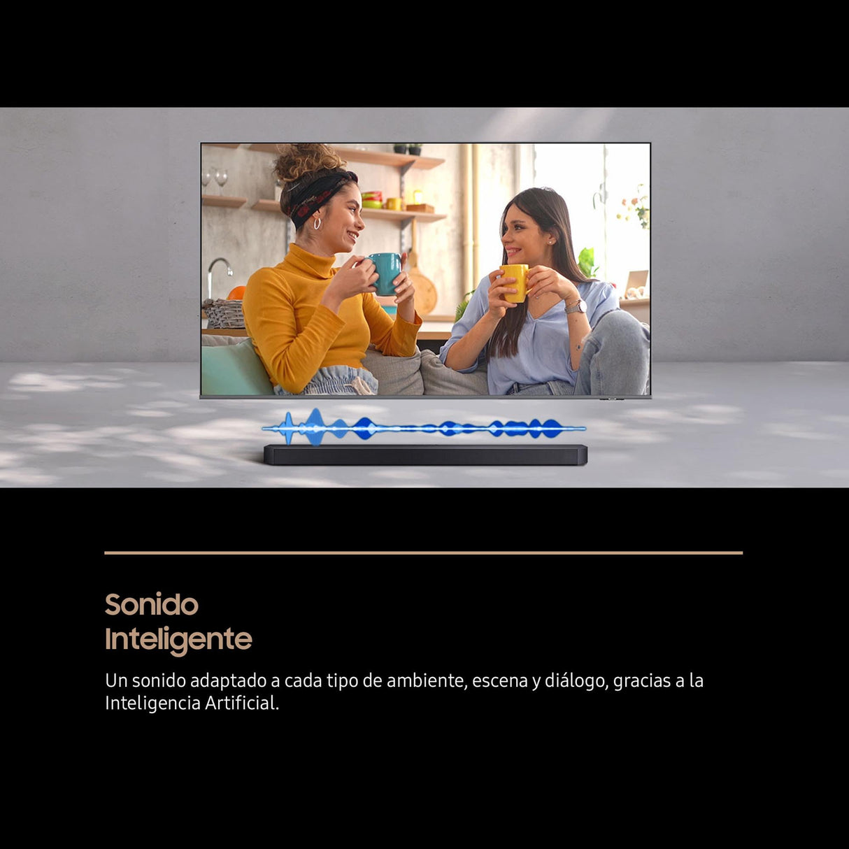 SAMSUNG Barra de Sonido HW-B46CF/ZF - 2.1ch, Dolby Audio/DTS Virtual:X, Bass Boost, Sonido Inteligente