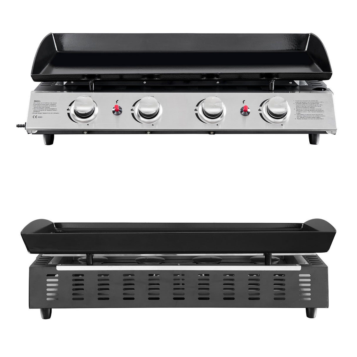 Happy Garden Plancha de Gas Valencia 4 quemadores 10kW