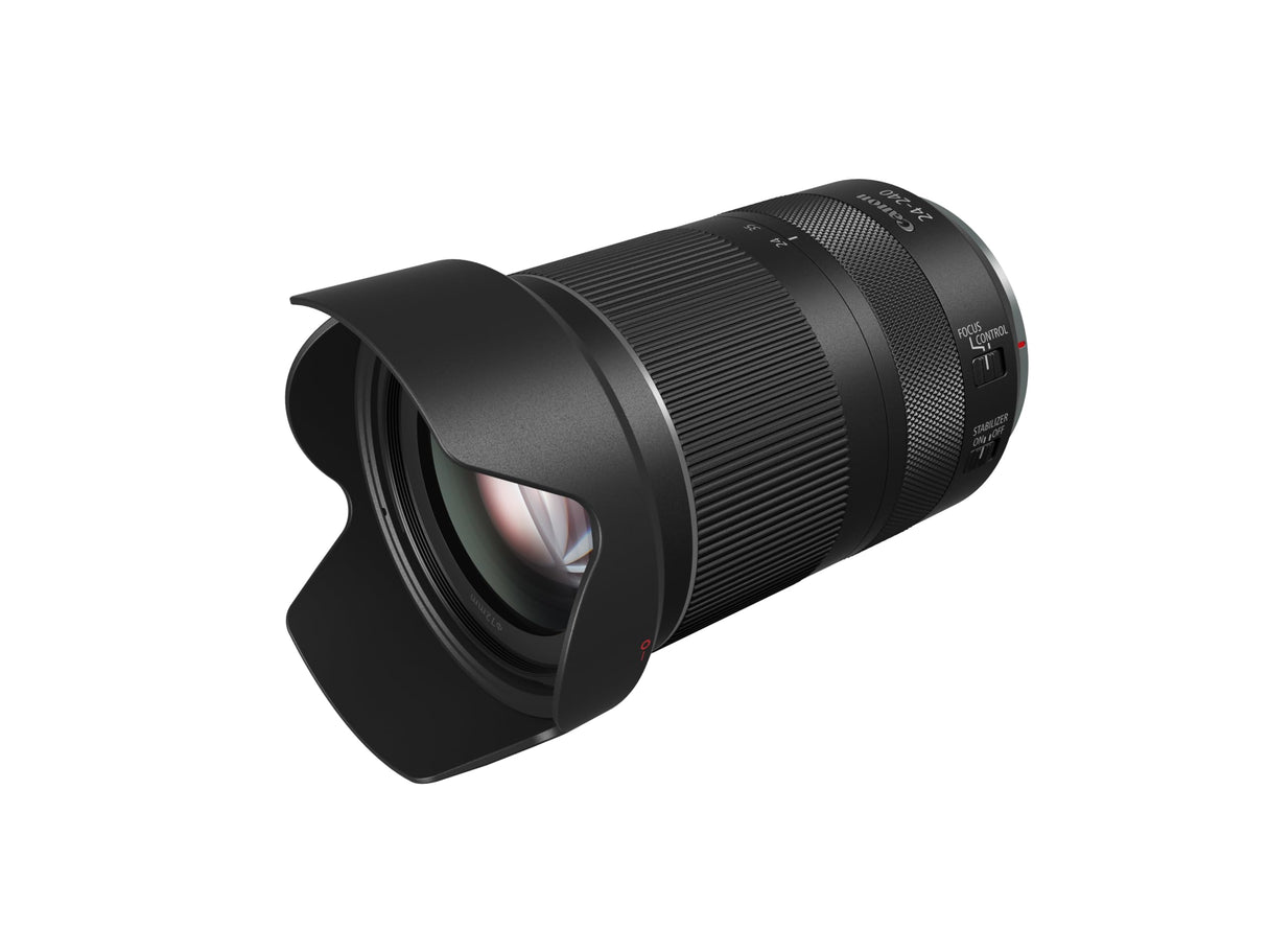 Canon RF 24-240mm f/4-6.3 IS Nano USM - Objetivo para cámara (Longitud Focal de 24 a 240 mm, Enfoque Nano USM, estabilizador de Imagen de 5 Pasos) Negro