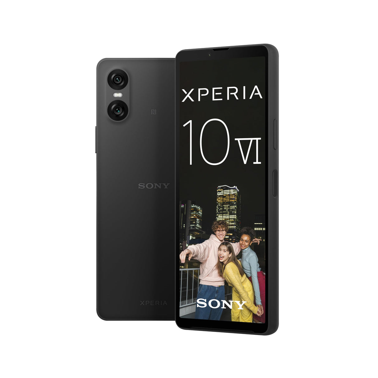 Sony Xperia 10 Vi (batería de 5000 mAh, OLED de 6,1 Pulgadas, 3 Longitudes focales ópticas, Ligero y Compacto, Audio de 3,5 mm, Android 14, IP65/68, Dual SIM, Negro, 24 + 12 Meses de garantía [Amazon