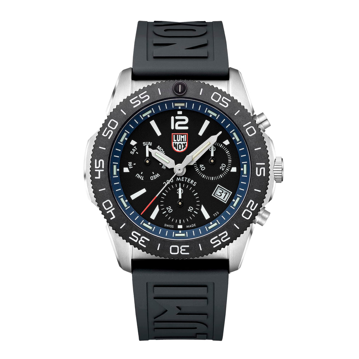 Luminox Reloj Analógico para Hombres de Cuarzo con Correa en Caucho XS.3143.Set