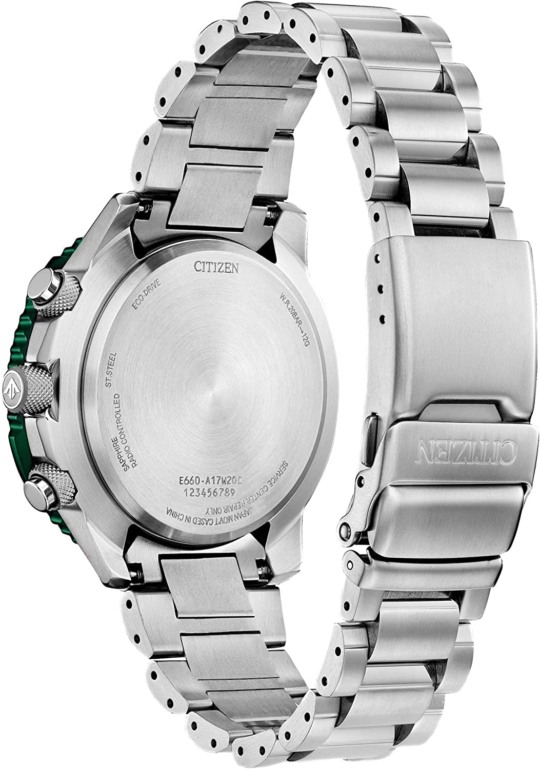 CITIZEN Reloj Cronógrafo para Hombres de Energía Solar con Correa en Acero Inoxidable CB5004-59W