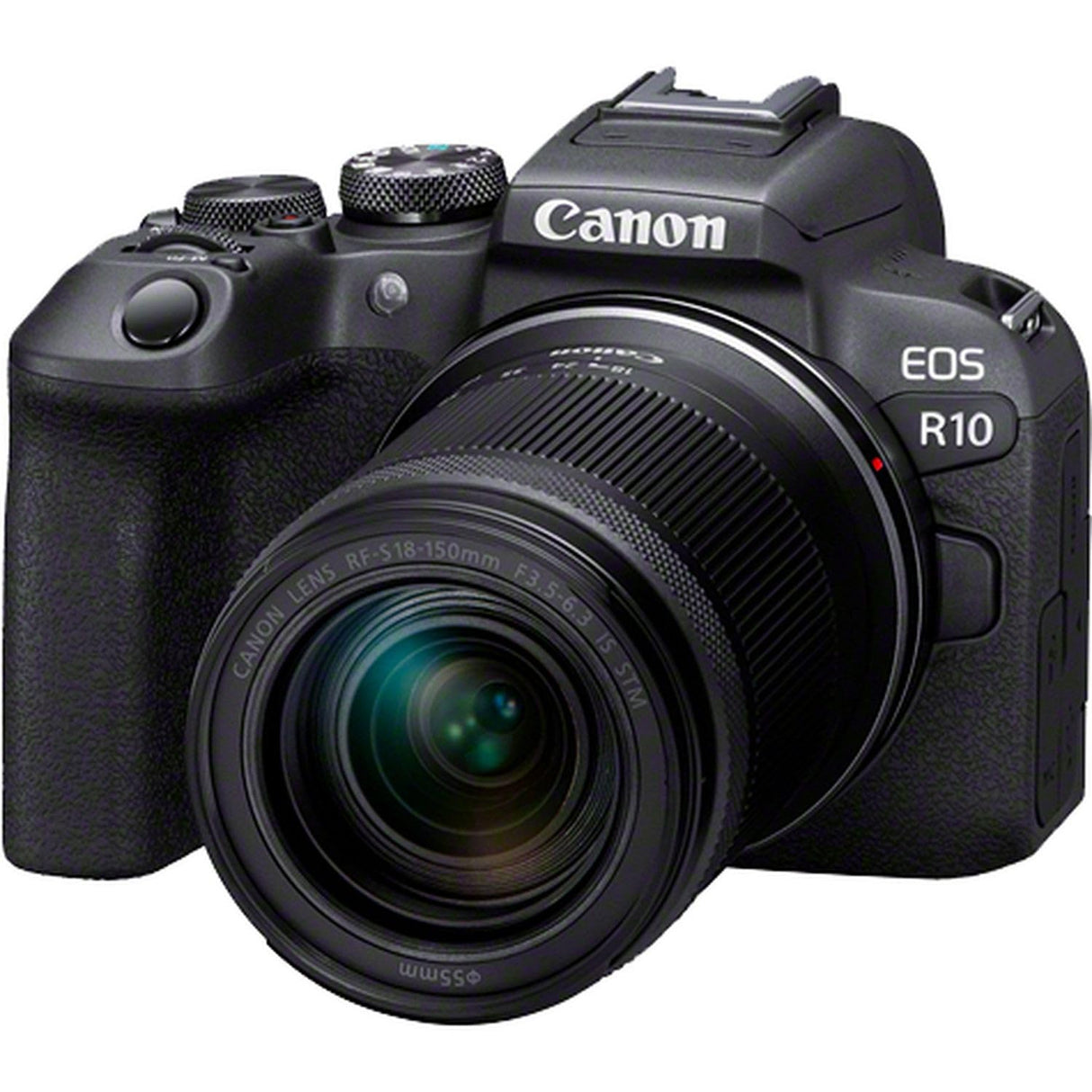 CANON EOS R10 Cámara Mirrorless + Objetivo RF-S 18-150 mm F4.5-6.3 IS STM, Cámara Evil APS-C (24,2 MP) -4 EV, Vídeo 4K 60 fps, Dual Pixel CMOS AF II, Pantalla Táctil de Ángulo Variable, Negro