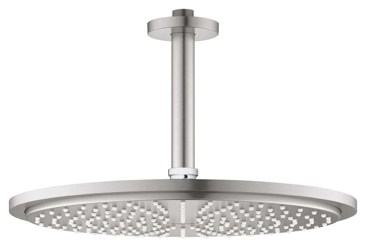 Grohe Rainshower Cosmopolitan Metal - Sistema de ducha Salida de techo color Supersteel Ref. 26067DC0