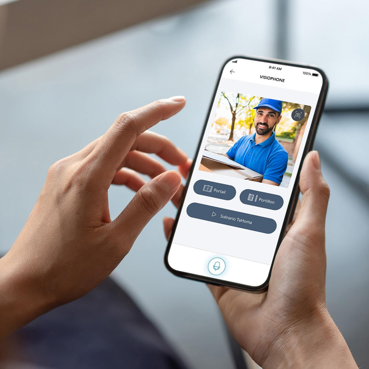 somfy 9028474 - Módulo de conectividad - Para conectar videoporteros V350, V500 o V500 PRO io - App Protect, Negro