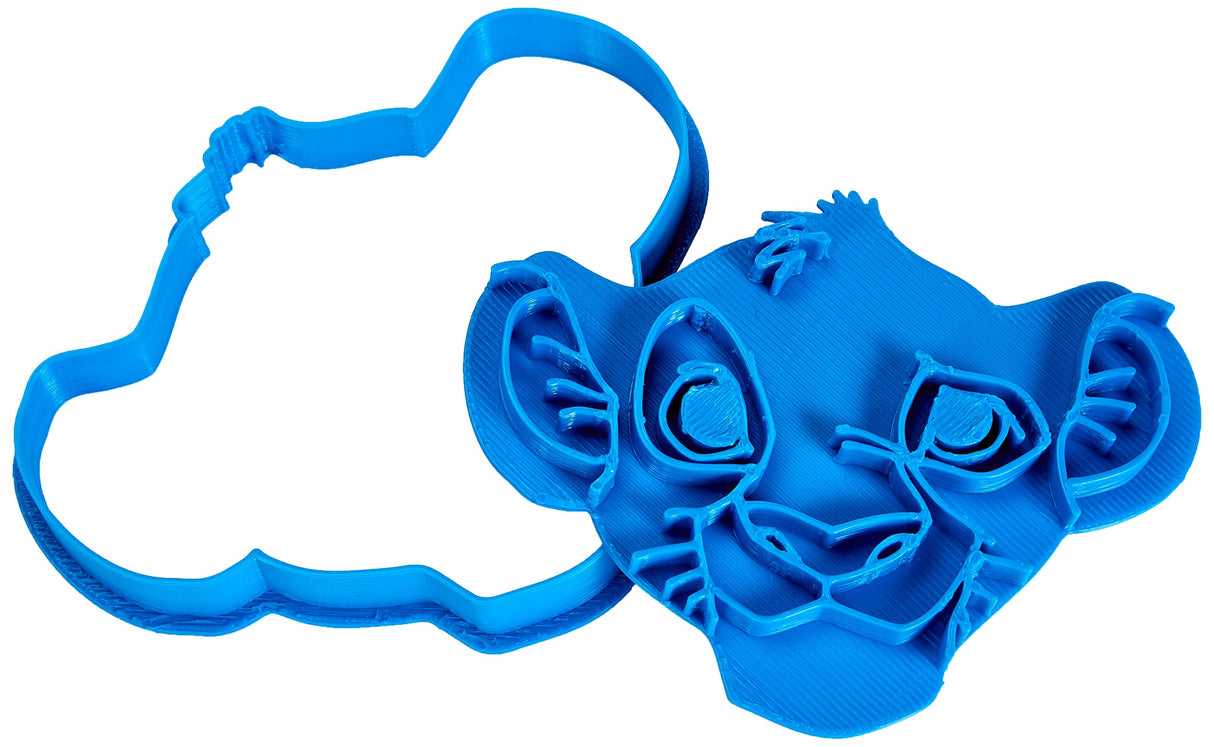 Cuticuter Simba Cara Cortador de Galletas, Azul