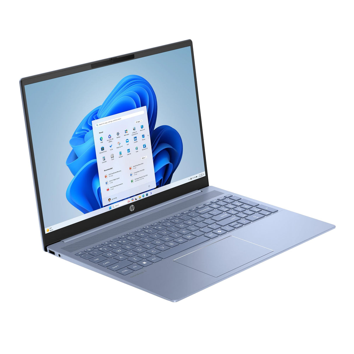 HP OmniBook 5 16 - Ordenador portátil de 16" 2K (Intel Ultra 7-255U, 32GB RAM, 1TB SSD, Intel Graphics, Windows 11) Azul - Teclado QWERTY Español