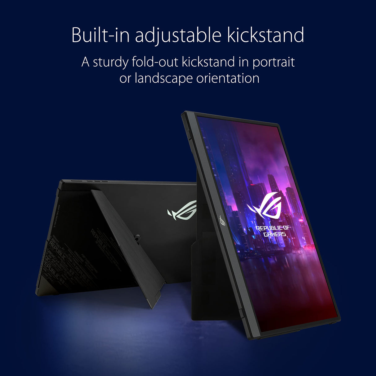 ASUS ROG Strix XG16AHP - Monitor de Gaming portátil 15.6" (144 Hz, FHD (1920 x 1080), IPS, NVIDIA G-Sync, USB Type-C, Micro HDMI, trípode ROG y Funda), Black
