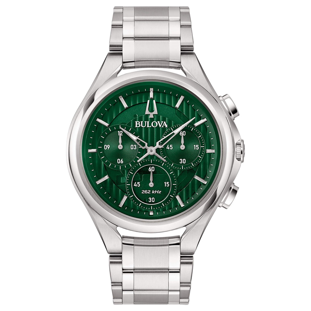Bulova Reloj Cronógrafo para Mujeres de Cuarzo con Correa en Stainless Steel 96A297