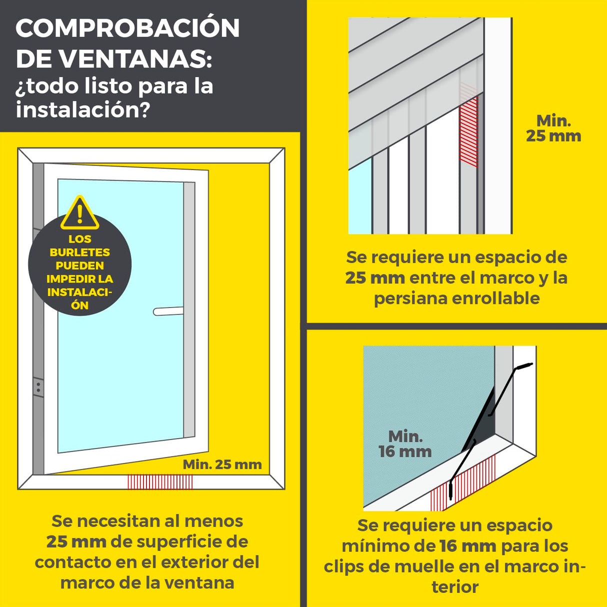 EASYmaxx Insect Protect | mosquitera telescópica | mosquitera ventana | con marco premontado | mosquitera extensible | red integrada | antracita | set de 4