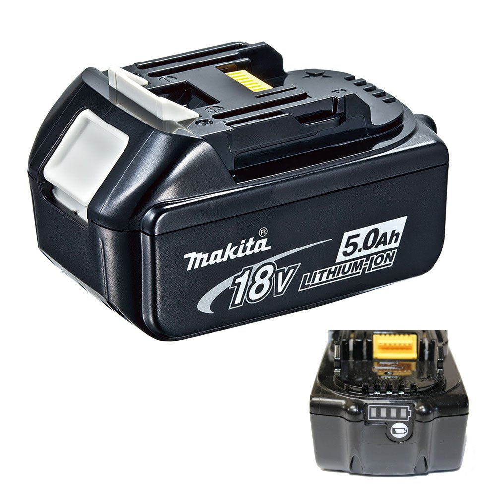 Makita Soplador 36V => 2 x 18V Li-Ion 5Ah (4 baterías), Negro, Azul, Dub362pt4