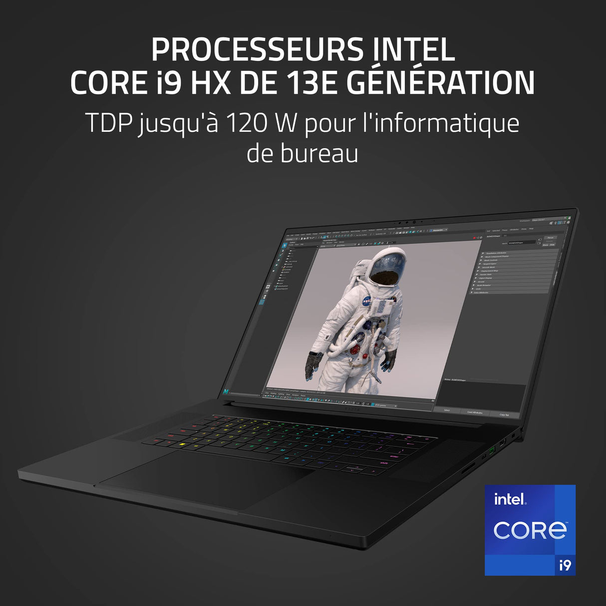 Notebook Razer RZ09-0484SFH3-R3F1 18" 1 TB SSD 32 GB RAM Azerty Francés