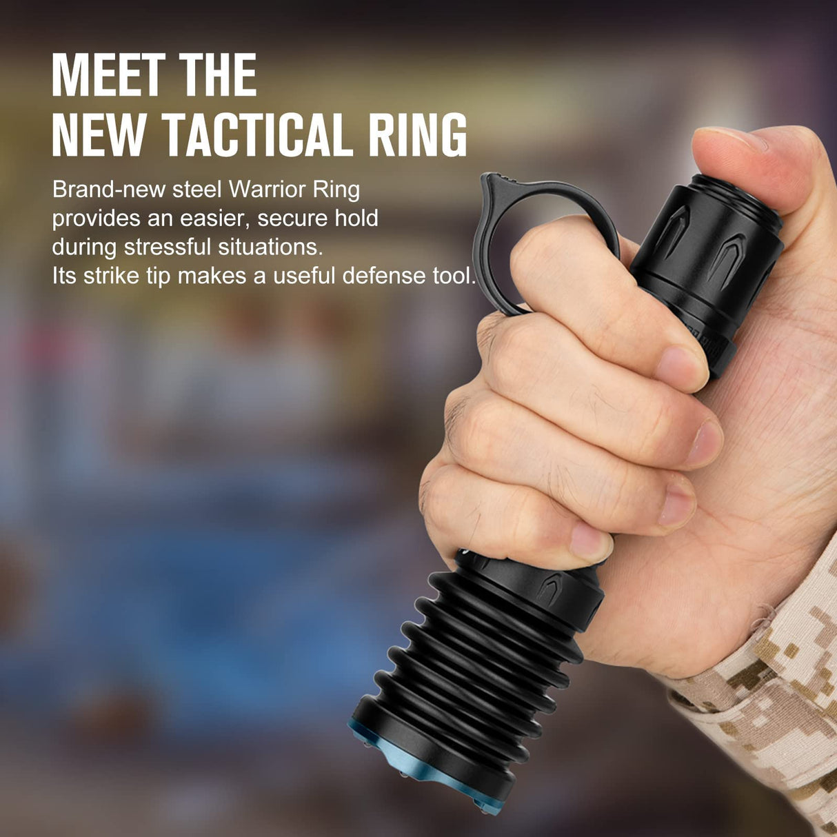 OLIGHT Warrior X 3 LED Linterna Práctica Recargable Linterna Potente Linterna Táctica Militar 2500 Lúmenes Brillante Linterna de Trabajo Flashlight Policial Linterna Impermeable Luz Caza Rescate